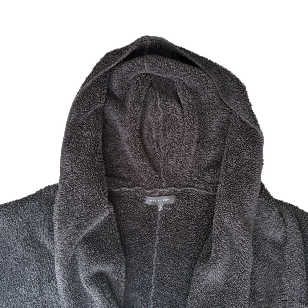 Cozy Black Teddy Jacket - Picture 4 of 7